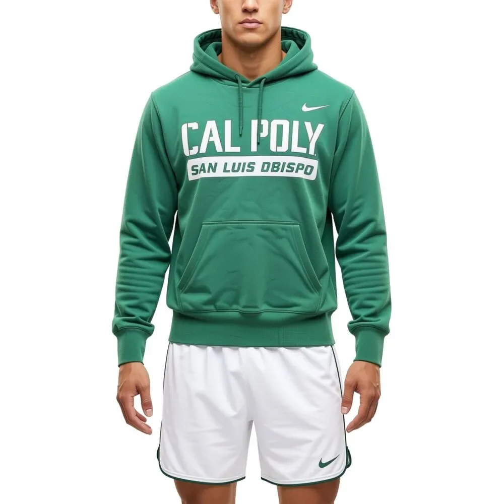 Nike Cal Poly San Luis Obispo Fleece Hoodie Men's Size Small